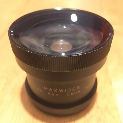 Vintage SLR Maxwider Super-Wide AUX Kamera Objektiv Serie 7 49mm - Made in Japan 