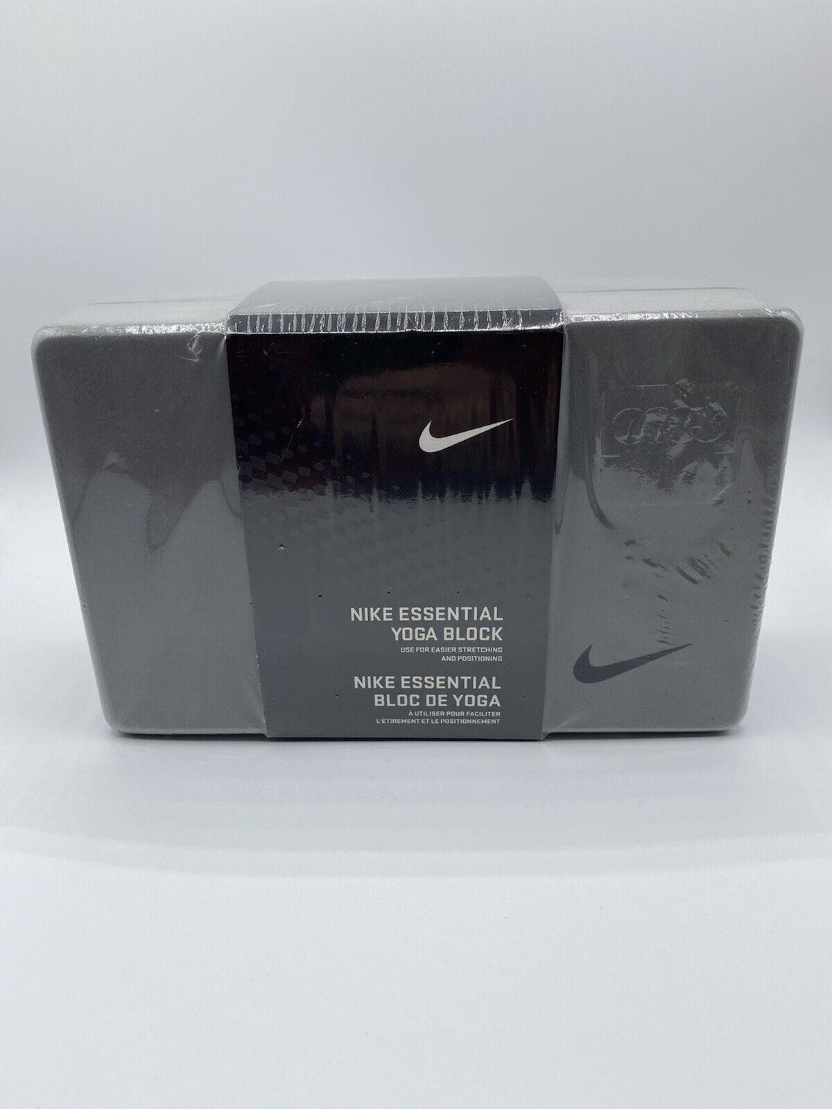 Nike Essential Yoga Grey Solid Fort Worth Mall Workout Block Pose Stretchin Foam New popularity