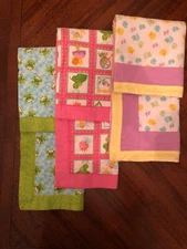 HANDMADE FLANNEL RECEIVING BLANKETS ~ CHOOSE FROM FROGS, DUCKS OR BABY BUGS