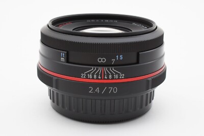 HD PENTAX DA 70mm F/2.4 Limited Lens Black W/Box Japan [Near Mint