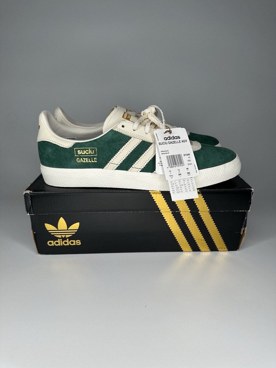 Adidas Gazelle Mark Suciu UK11 Green / White | eBay