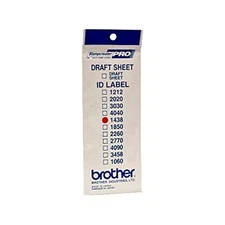 Brother ID1438 - 14 x 38 mm 12 label(s) stamp ID labels - for StampCreator PRO S
