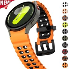 Silicone Band Strap For Samsung Galaxy Watch 7 6 5 4 40mm 44mm 5 Pro/6 Classic