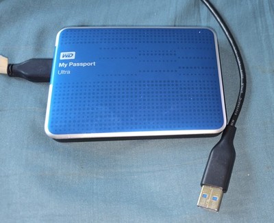 WD My Passport Ultra External Hard Drive 465GB Includes Cable