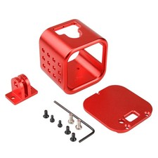 Red Aluminium Protective Housing Case Cover Frame for GoPro Hero 4/5 Session aa