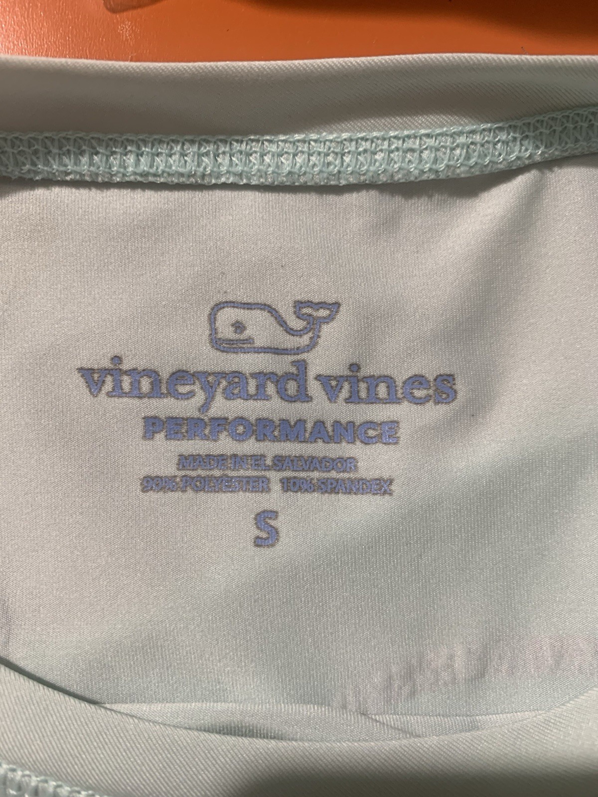 Vineyard Vines Performance Solid Shirt Blue Whale… - image 3
