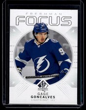 2024-25 Upper Deck SP Authentic Freshman Focus Gage Goncalves. #FF-23