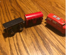 Three Toy Trains 2 Wooden Magnetic and 1 Thomas Train