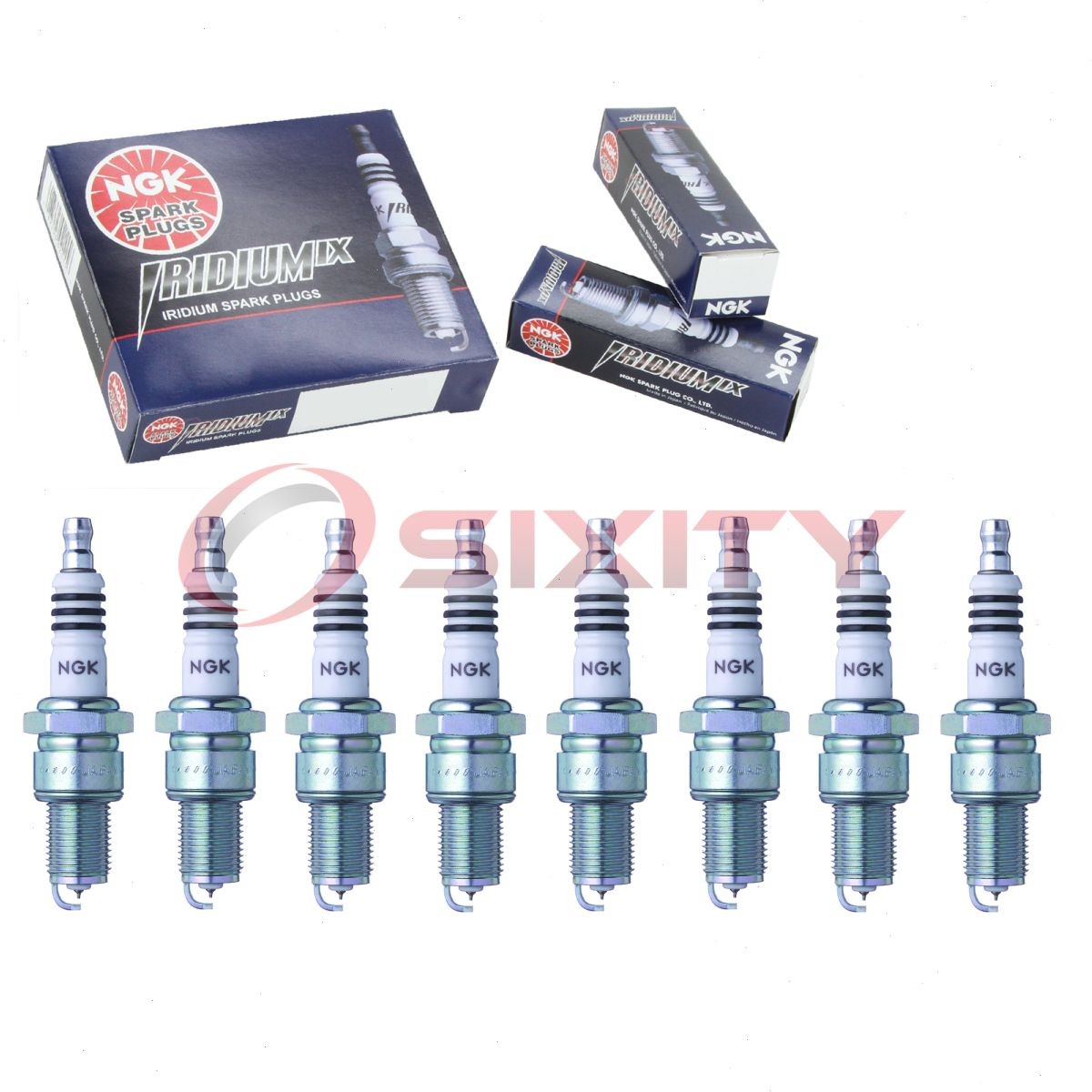 8 pcs NGK Iridium IX Spark Plugs for 1978-1989 Plymouth Caravelle 5.9L 5.2L wz