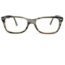 Ray-Ban RB 5228 8055 Striped Grey Eyeglasses Frames 55-17-140 Rectangular