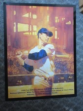 February 27, 1996 TED WILLIAMS HALL OF FAME DEDICATION LARGE POSTER
