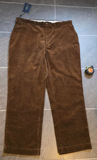NWT VTG POLO RALPH LAUREN PROSPECT BROWN CORDUROY PANTS SZ 40X30