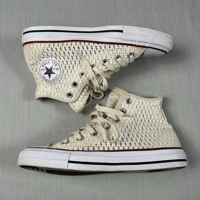 Converse Chuck Taylor All Star Crochet Womens Size 8 Casual Hi Top