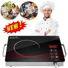 Profi 3500W Kochplatte Einzelkochplatte Herdplatte Kochfeld Kochplatte 12 Stufen