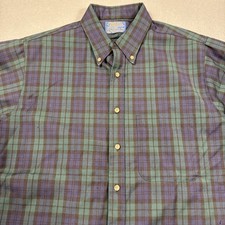 VTG Pendleton WOOL Shirt Men Large BUTTON UP LONG SLEEVE Plaid USA Made Outdoor