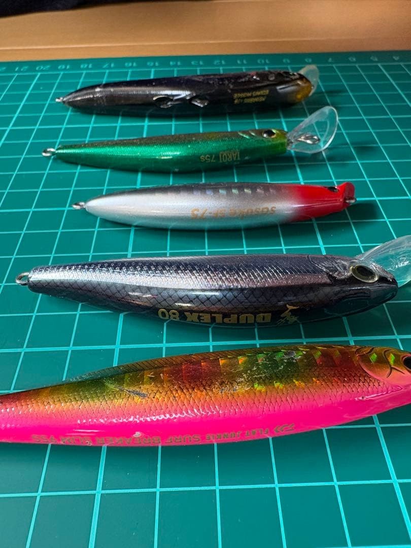 Set of 5 minnow plugs - Image 2