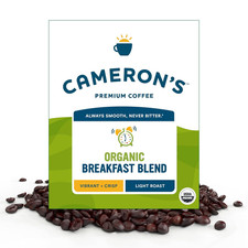 Roasted Whole Bean Coffee, Organic Breakfast Blend, 4 Pound 11.01 per pound