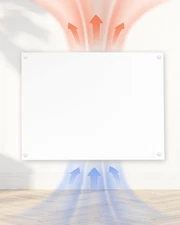 Amaze Heaters Maxi 600W Convection Panel Heater w/Wall Mount Kit - Large Room...