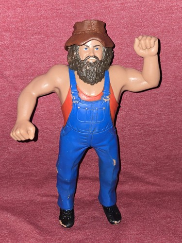 HILLBILLY JIM w/ HAT 1984 WWF LJN Titan Sports Vin...