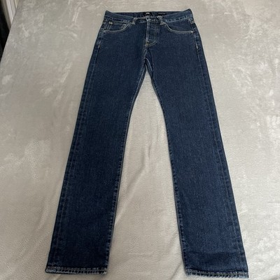 Edwin ED-71 Jeans Herren W28 L31 Indigo Blau Slim Fit Straight Leg Japanese Denim
