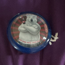 Coca-Cola Polar Bear Blue Yo-Yo Vintage 1997 MPN 3124-2 Ages 8