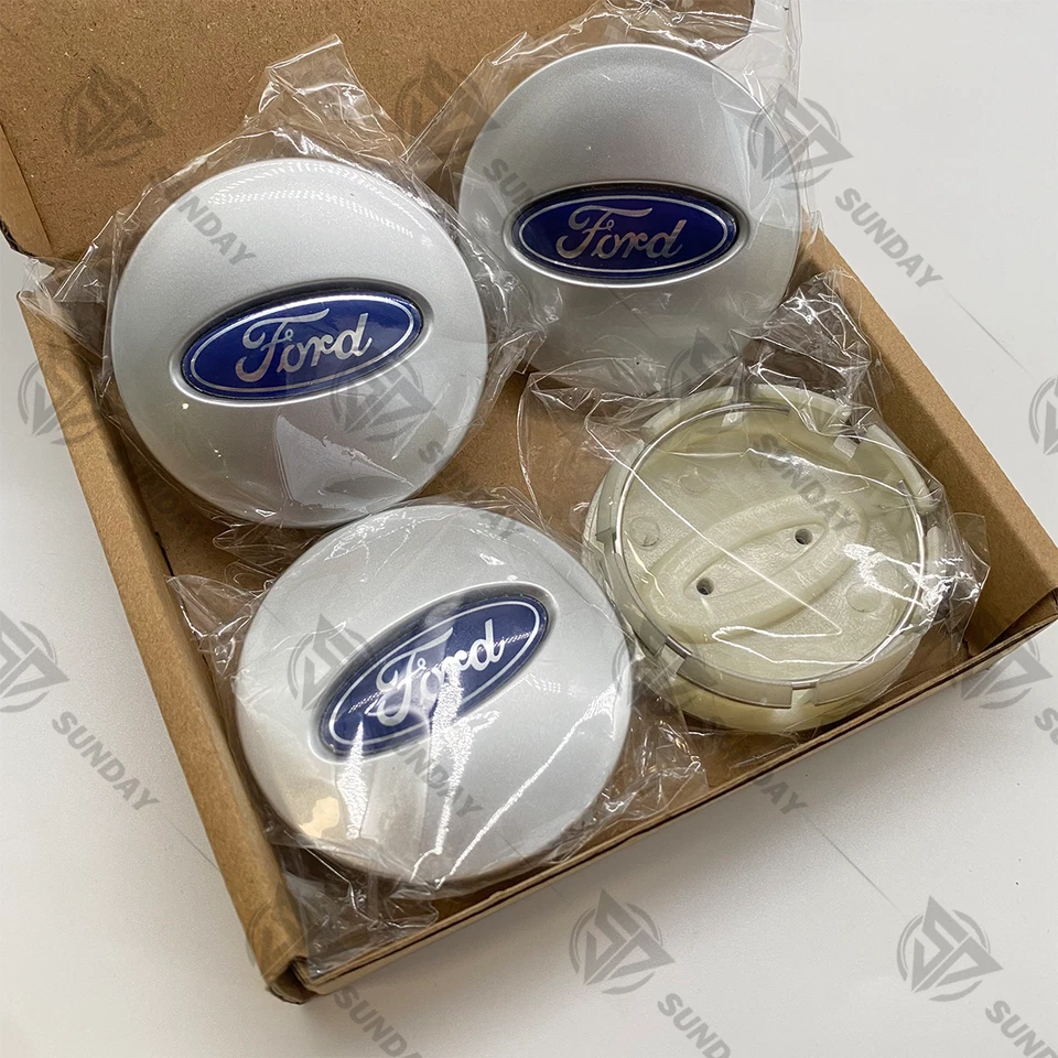 Center Caps For Explorer Edge Flex EscapeWheel Hubcaps Chrome Set - Image 3 of 4