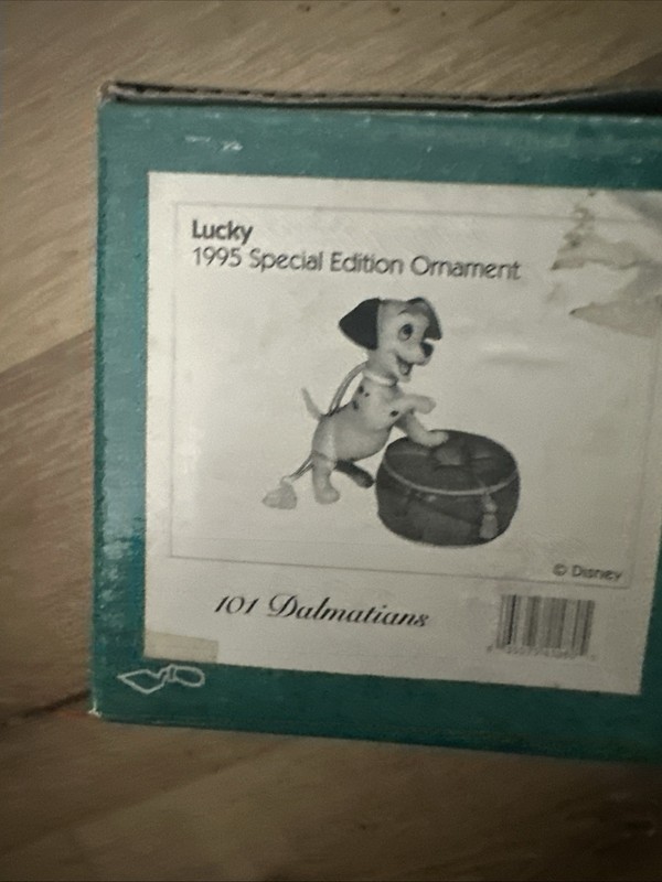 *NEW* WDCC Disney 1995 SPECIAL EDITION ORNAMENT LUCKY FROM 101 DALMATIANS Dog