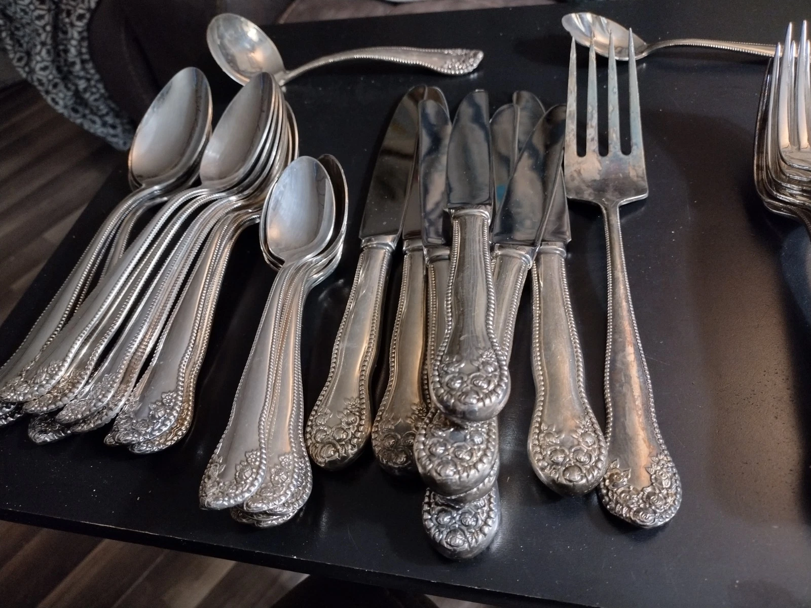 41 Piece Christian Dior Silverplate Silverware Set Japan Flatware
Opens in a new window or tab