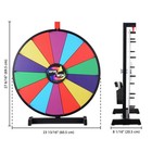 24" Prize Wheel Fortune Spin Game Tabletop Kids Party Carnival Mall Trade Show — photo 9