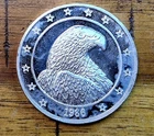 1 Oz Silver Int. Trade Unit .999 Fine Vintage Round