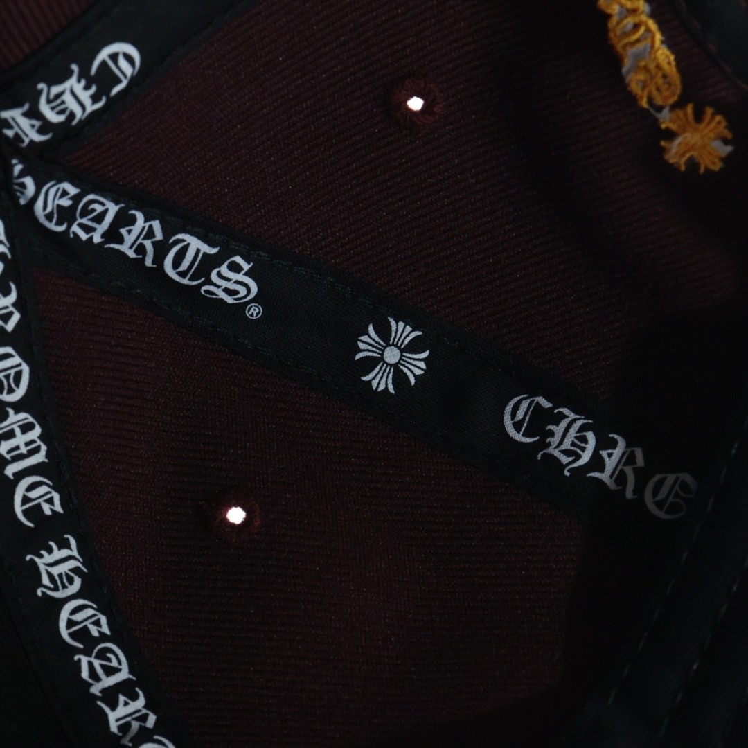 CHROME HEARTS CH HAT EMBROIDERED BASEBALL Bordeaux Used 0f4ac3584d1bc3e04020ba50 thumbnail 7
