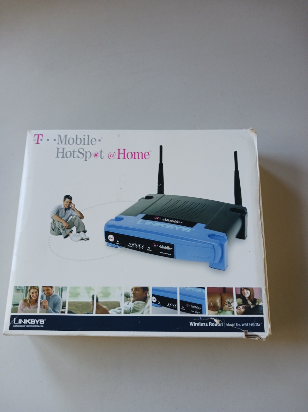 Wireless Router Features Linksys WRT54G-TM Wireless-G Broadband Router T-Mobile HotSpot @Home ...