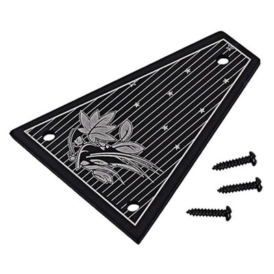 Schwarze E-Gitarre Truss Rod Abdeckplatte für Jackson Guitar Ersatz
