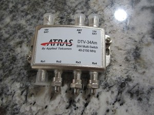 DTV-34Am Atras by Applied Telcomm 3x4 Muiti-Switch 40-2150 MHz DIRECTV Approved