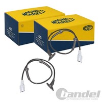 2X Magneti Marelli ABS-SENSOR Raddrehzahl Vorne Passend FüR Peugeot 307