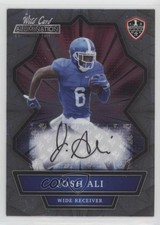 2021 Wild Card Alumination NIL Collegiate Edition Auto Josh Ali Auto 0bt4