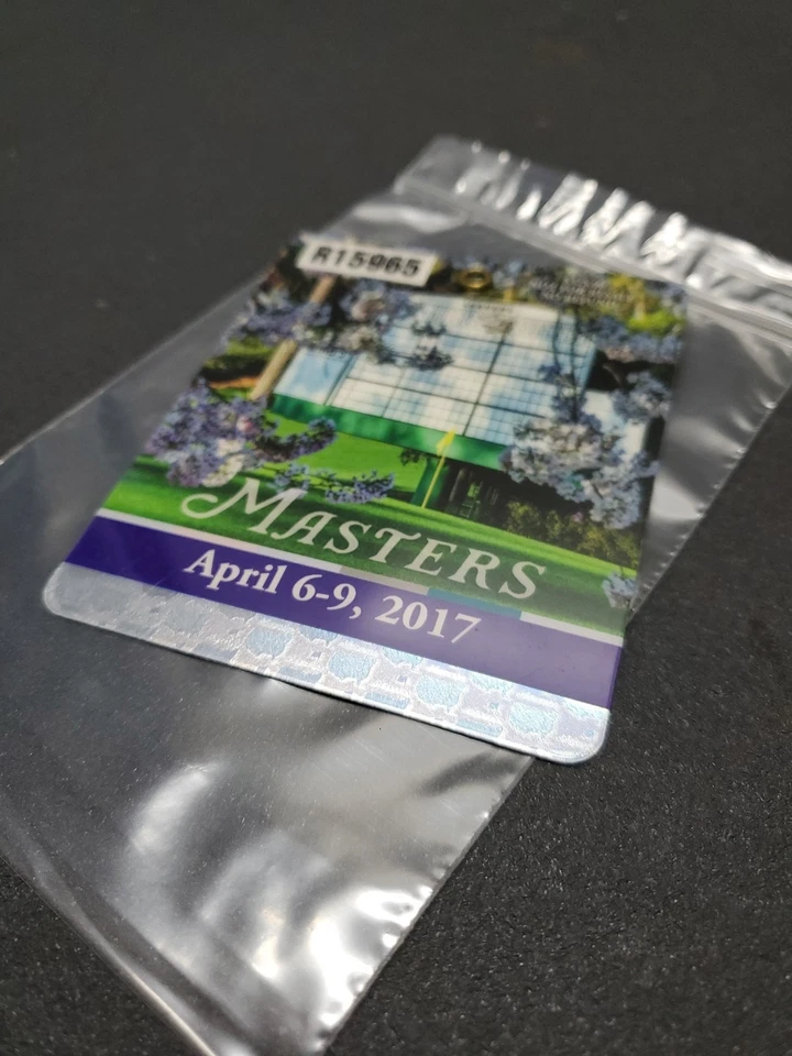 Значок для гольфа 2017 Masters - клюшка для гольфа Augusta National - чемпион Серхио Гарсия! - Изображение 2 из 4