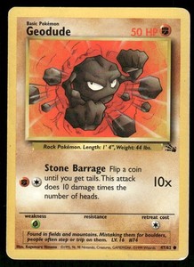 Geodude 47/62 Fossil Common