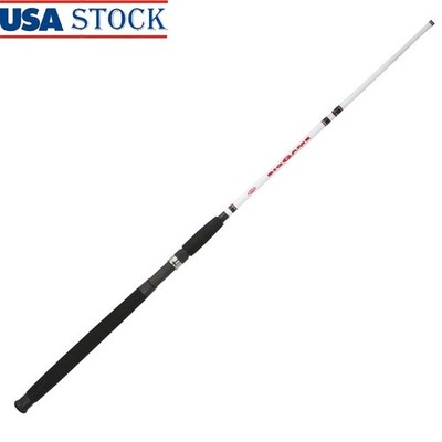 Medium Heavy Casting Rod 7ft Durable Fiberglass Freshwater Saltwater Fishing New