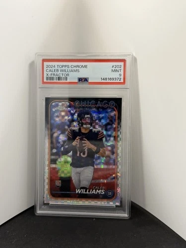 2024 Topps Chrome - Rookies Caleb Williams #202 X-Fractor (RC) PSA 9 Mint Bears