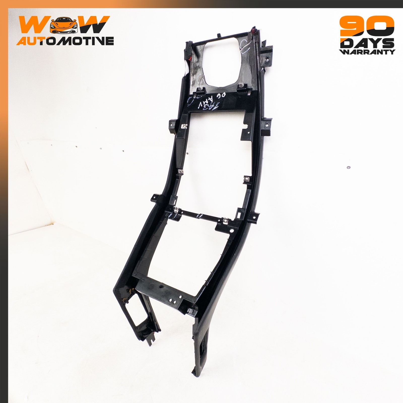 06-16 ASTON MARTIN V8 VANTAGE FRONT CENTER CONSOLE TRIM PANEL BLACK OEM