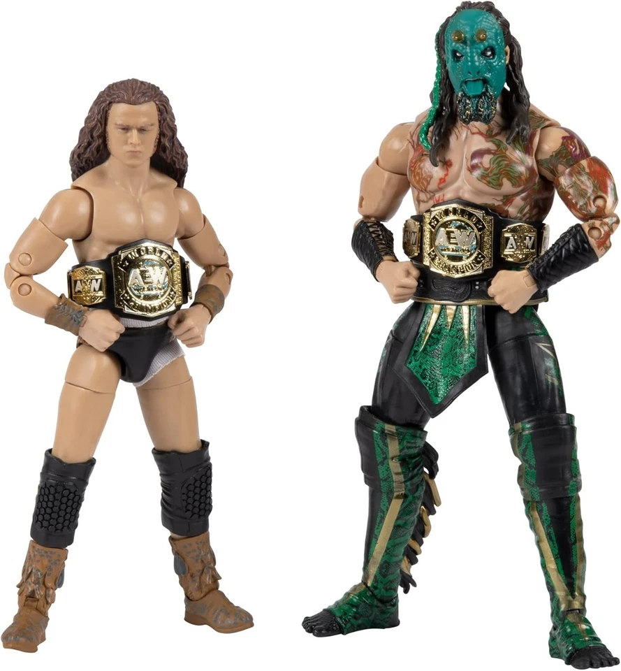 Figuras de acción All Elite Wrestling Jurassic Express 6 pulgadas Luchasaurus Jungle... Foto 3 de 4