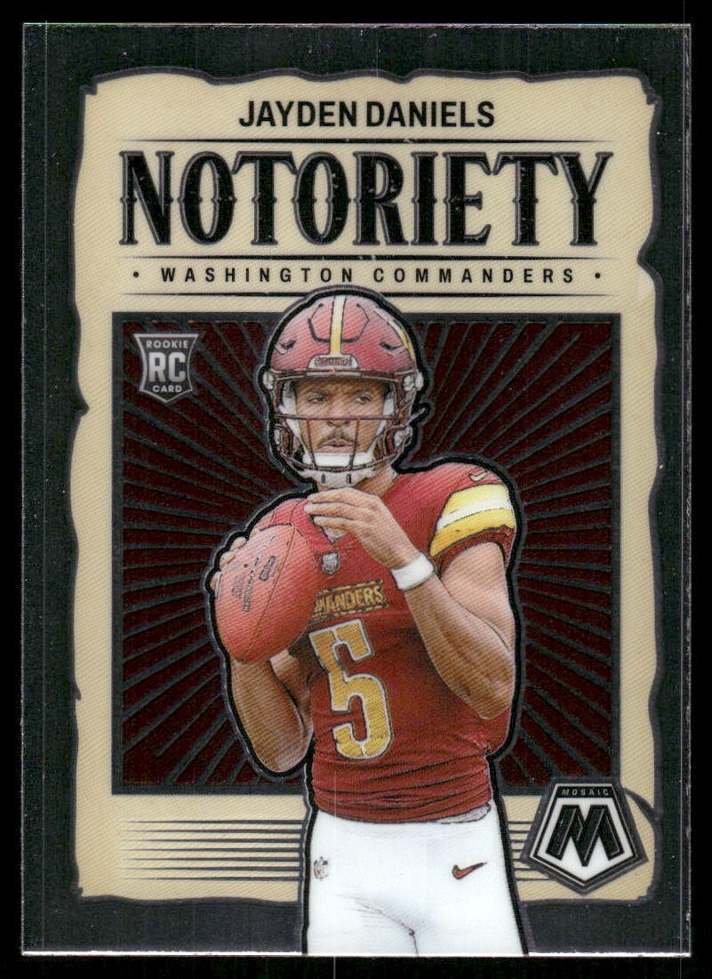 2024 Panini Mosaic #19 Jayden Daniels Notoriety
