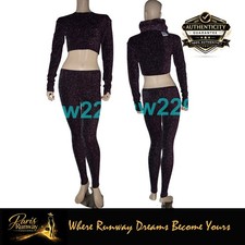CHANEL 14A $5K New Most Wanted Runway 3-Piece Sweater, T-Neck & Pants Set 34 36