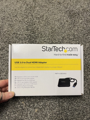 StarTech USB-C auf HDMI 4K Adapter schwarz. Wurde nie geöffnet 