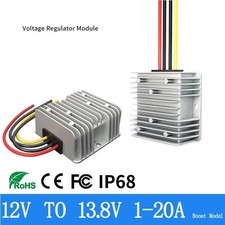 12V to 13.8V DC-DC Boost Converter 5A 10A 15A 20A Step Up Power Module 276W