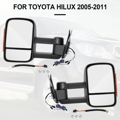 2x Rückspiegel Spiegel Links Rechts für Toyota Hilux 2005-2011 klappbar Blinker