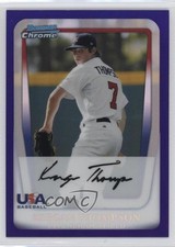 2011 Bowman Draft Chrome Prospects Retail Purple Refractor Keegan Thompson 0wg1