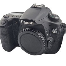Canon EOS 60D 18.0 MP Digital SLR Camera Body - Tested with Charger Manual Strap