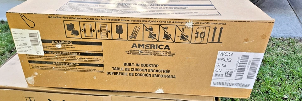 Cocina de gas Whirlpool 30 en 4 quemadores de acero inoxidable Foto 2 de 4